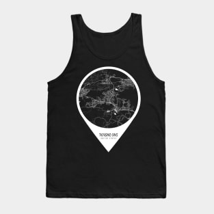 Thousand Oaks, USA City Map - Travel Pin Tank Top